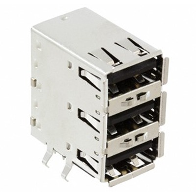 Amphenol CONEC Vertical, PCB, Socket Type Type A USB Connector