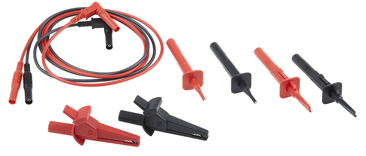 RS PRO Test Lead Kit, CAT III, 15A