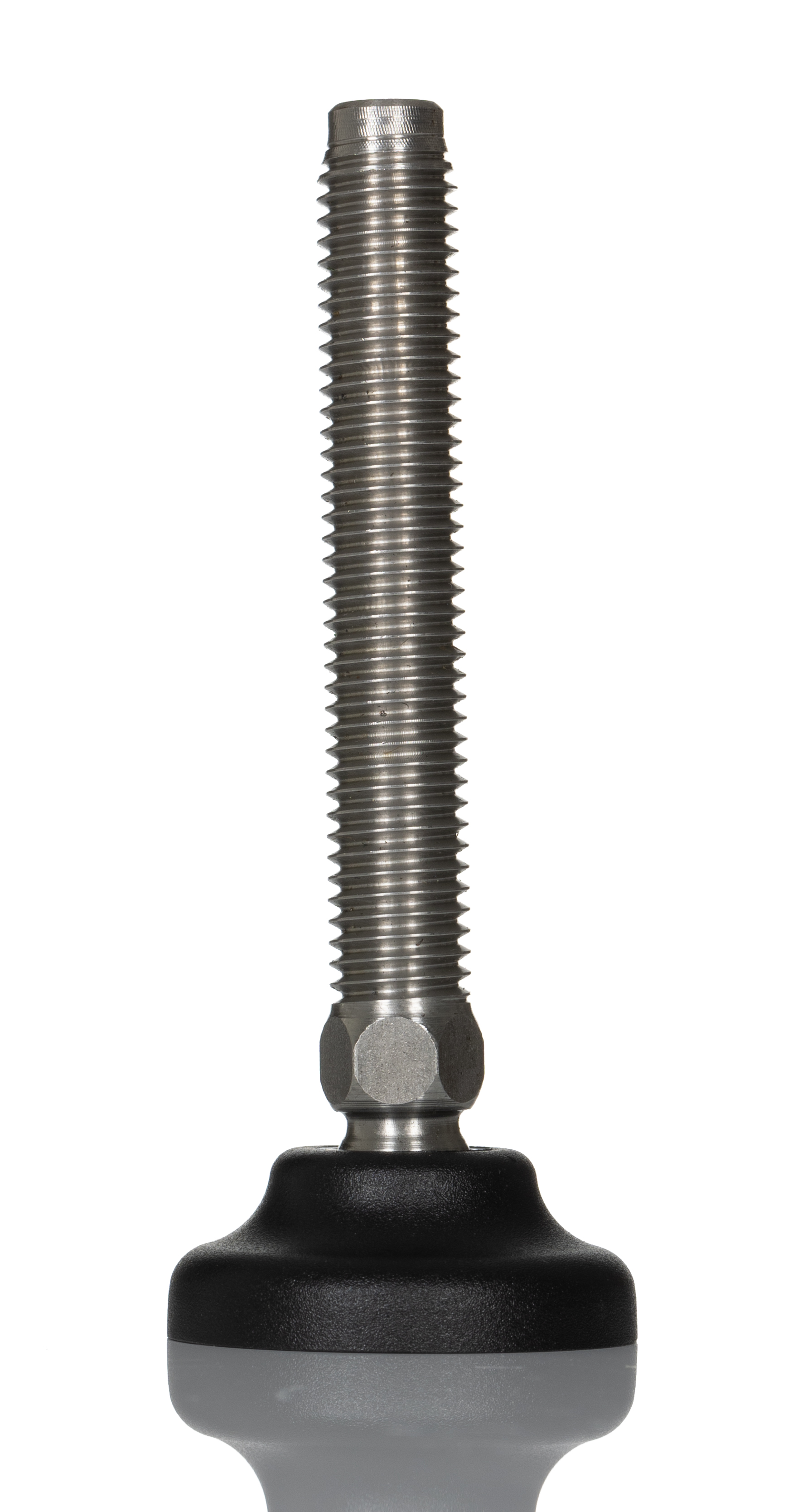 RS PRO M12 Stainless Steel Adjustable Foot, 1000kg Static Load Capacity 30° Tilt Angle