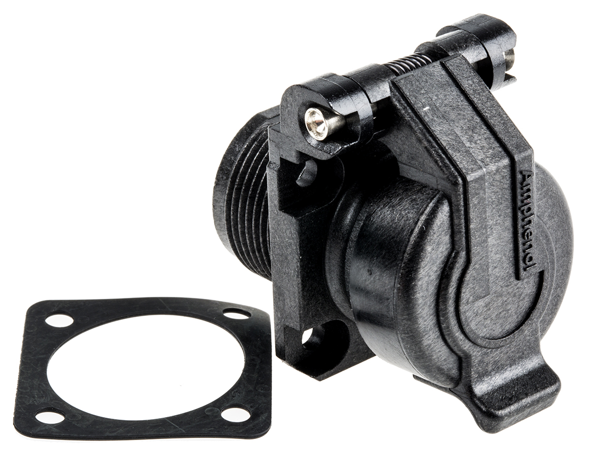 Amphenol Socapex Straight, Panel Mount, Socket- Single Port Type A 2.0 IP54 USB Connector