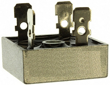 HY Electronic Corp Bridge Rectifier, 35A, 600V, 4-Pin