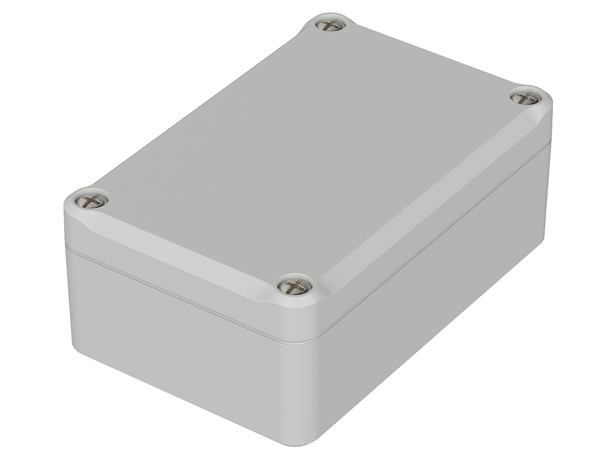 Bopla Euromas II Series Light Grey ABS Enclosure, IP65, Light Grey Lid, 98 x 64 x 38mm