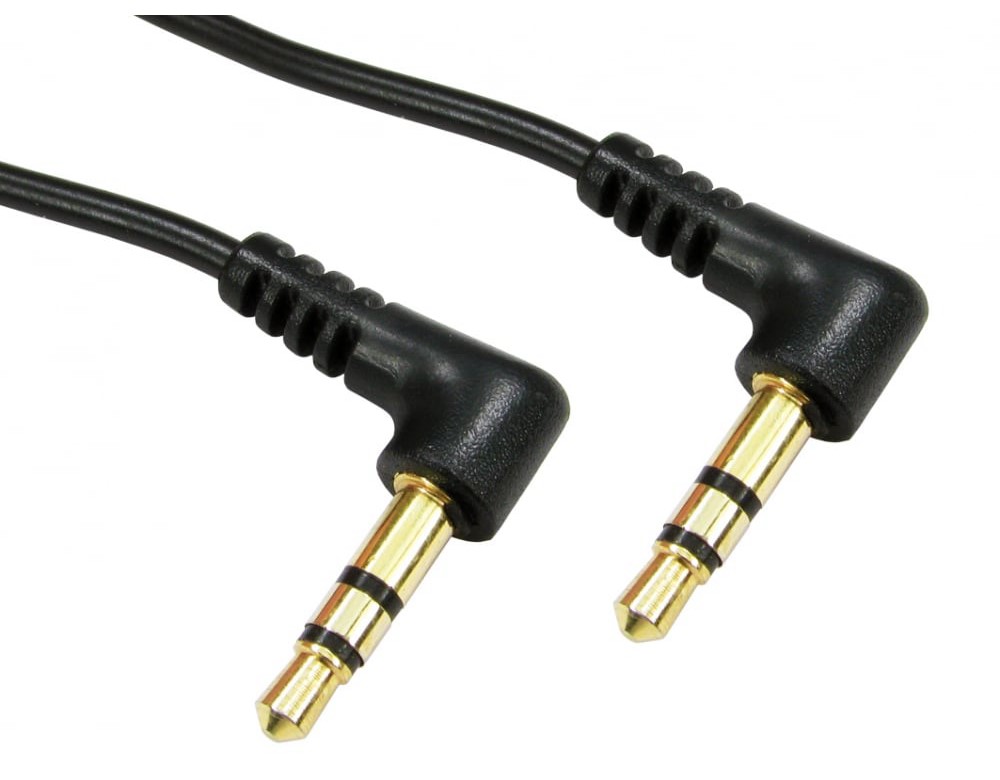 RS PRO Male 3.5mm Stereo Jack to Male 3.5mm Stereo Jack Aux Cable, Black, 3m