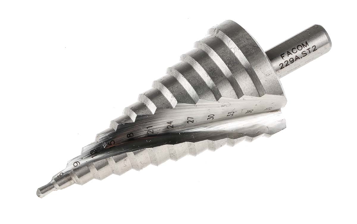 Facom HSS Step Drill Bit 4mm x 39mm