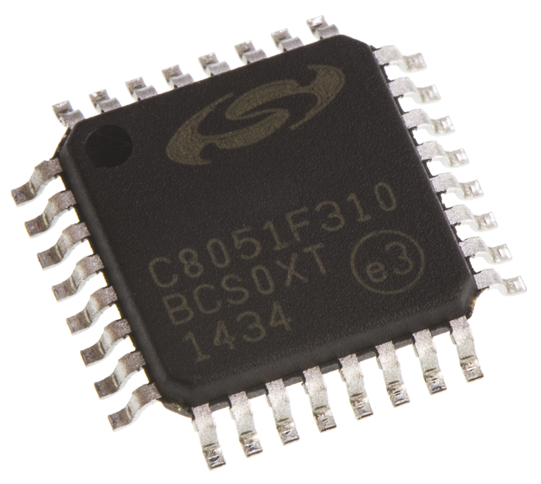 Silicon Labs C8051F310-GQ, 8 bit 8051, C8051F310 Microcontroller, 25 MHz, 16kB FLASH, 32-Pin LQFP
