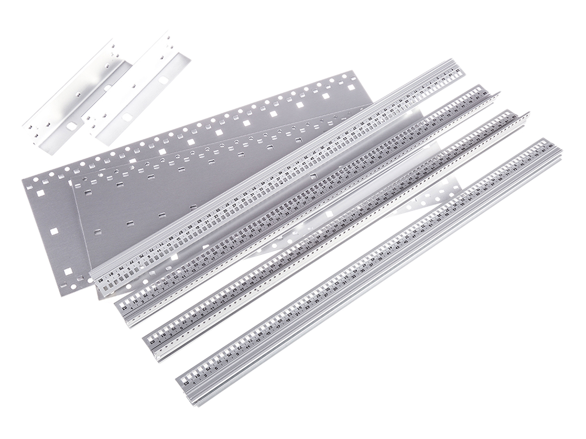 nVent SCHROFF EuropacPRO Series 3U Aluminium, Stainless Steel Rack Mount Chassis, 84HP, 355mm Depth