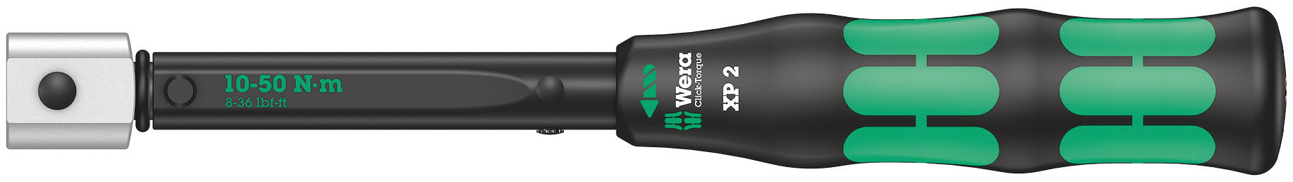 Wera Click-Torque XP 2 Click Torque Wrench, 10 → 50Nm, Square Drive, 9 x 12mm Insert