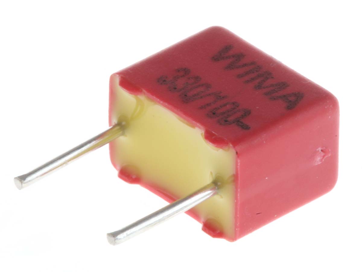WIMA FKP2 Polypropylene Film Capacitor, 63 V ac, 100 V dc, ±5%, 330pF, Through Hole