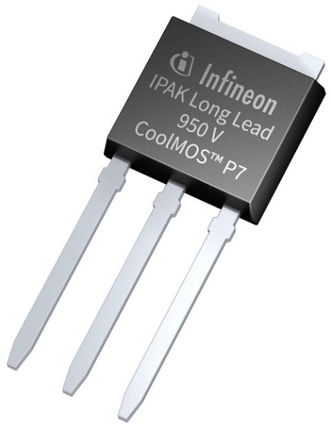 Infineon IPU Type N-Channel MOSFET, 14 A, 950 V, 3-Pin TO-251 IPU95R450P7AKMA1