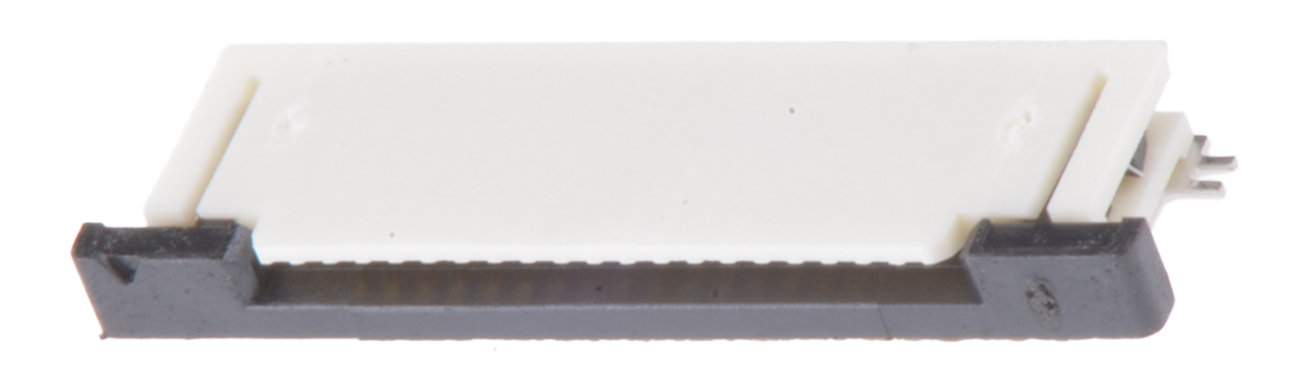 Molex, Easy On, 52745 0.5mm Pitch 20 Way Right Angle Male FPC Connector, ZIF Top Contact