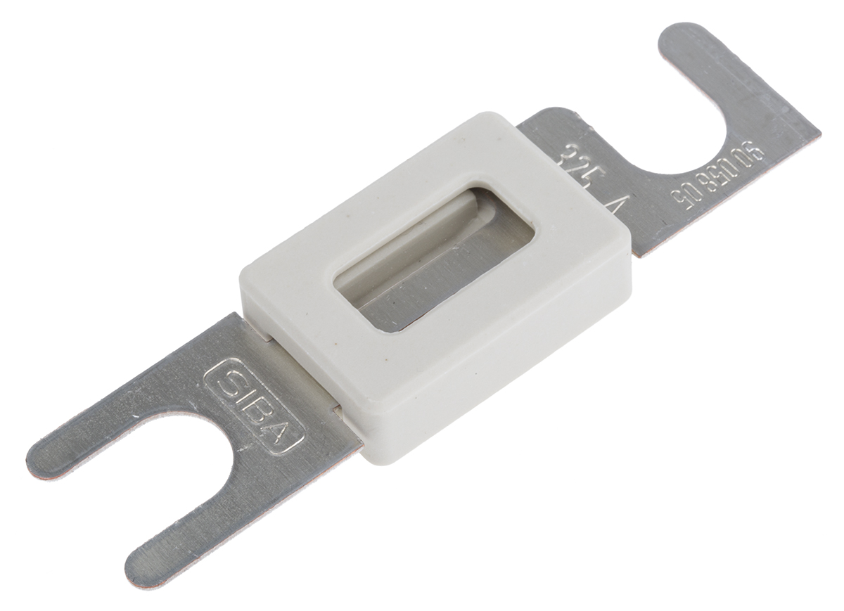 SIBA 325A White Automotive Car Fuse, 80V dc