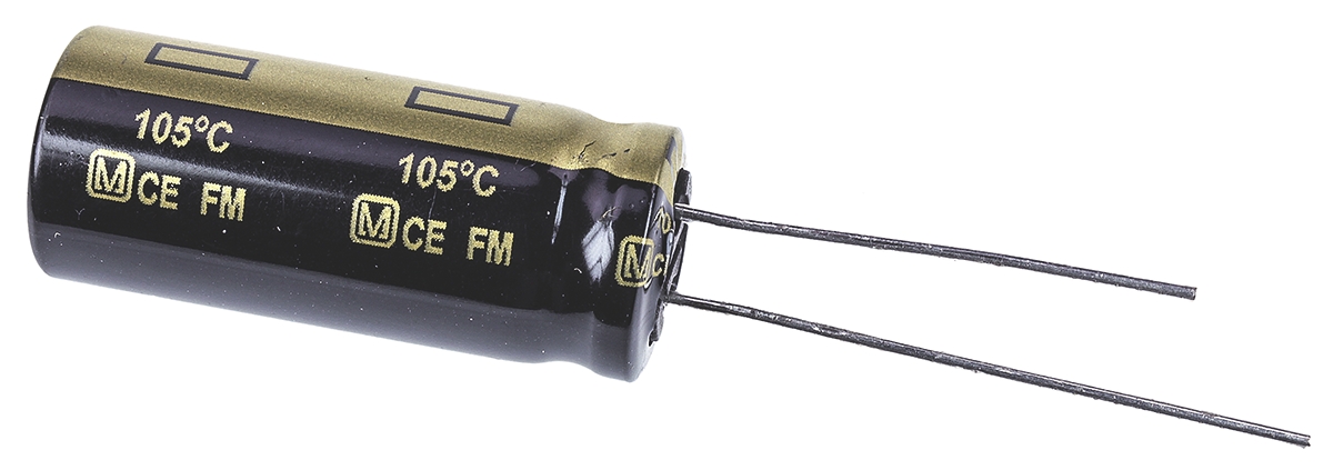 Panasonic 680μF Aluminium Electrolytic Capacitor 50V dc, Radial, Through Hole - EEUFM1H681L