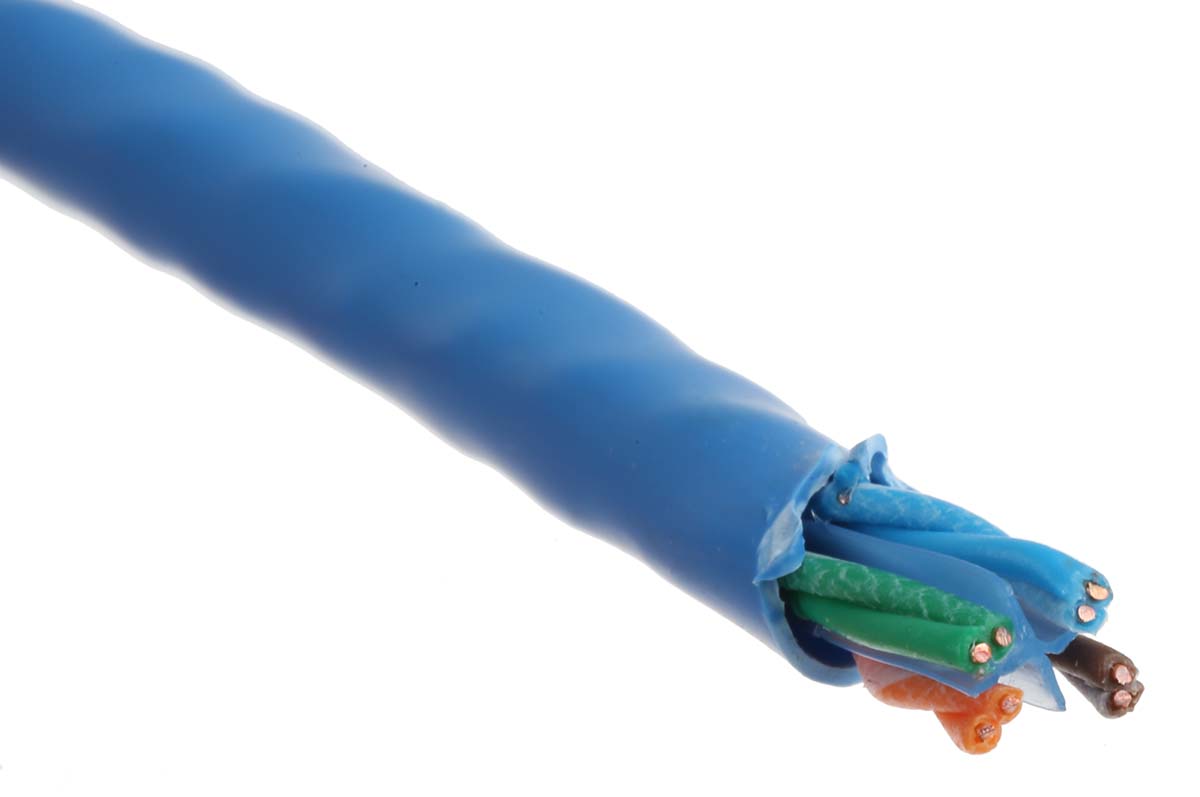 Belden7812ENH, 100m Cat6, Blue, U/UTP Unshielded, Unterminated LSZH Sheath