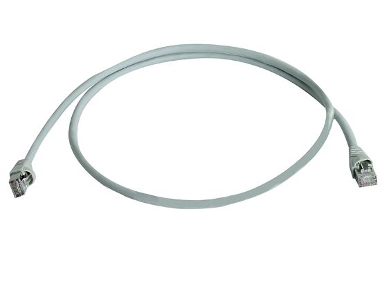 Telegartner, 5m Cat6a, Grey RJ45 to Male RJ45 Male, S/FTP Shielded, Terminated LSZH Sheath