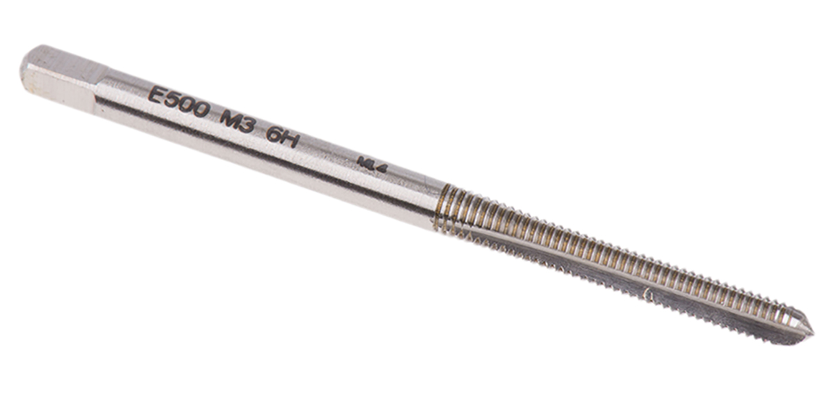 Dormer Threading Tap HSS 1-Piece 0.5mm Pitch Metric Standard Machine Tap M3 Thread