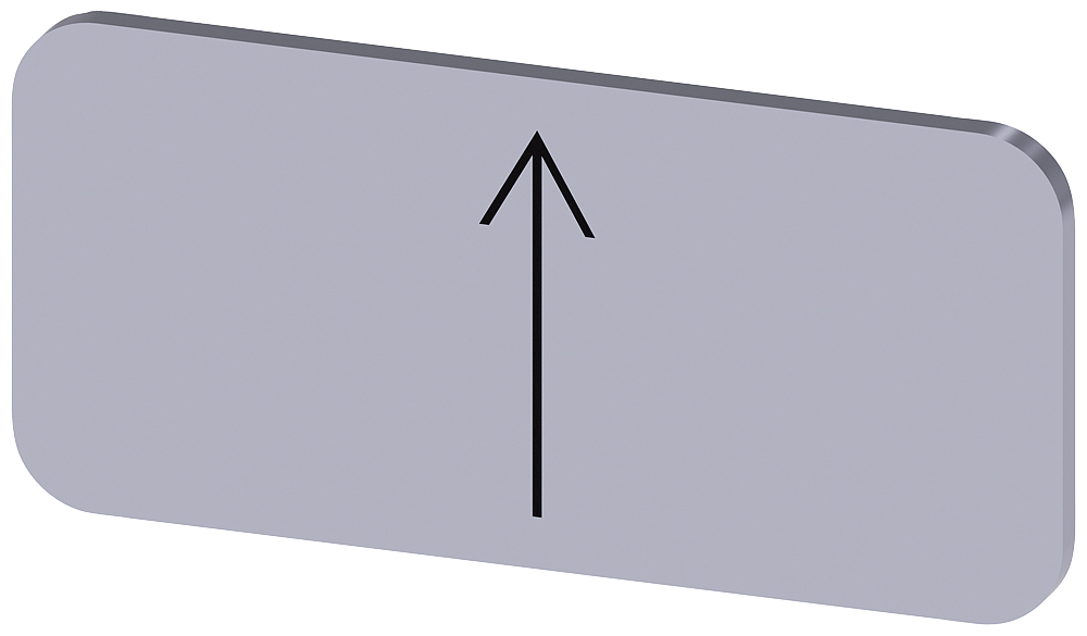 Siemens Labeling plate, Up Arrow