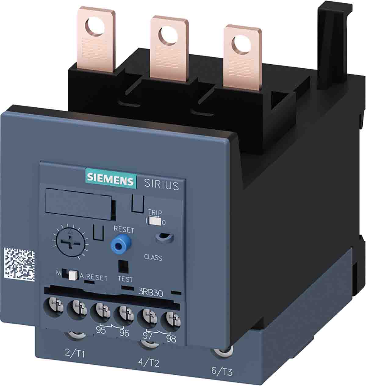 Siemens 3RB Overload Relay, 50 A F.L.C, 4 A Contact Rating, 3RW3 kW, 1000 V, 3, SIRIUS