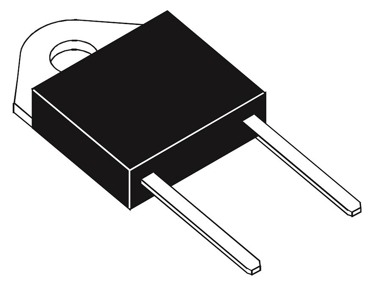STMicroelectronics 600 V 30 A Diode General Purpose 2-Pin DOP3I STTH30R06PI