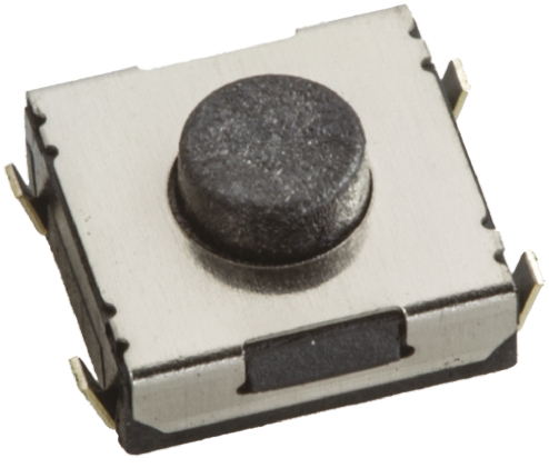 Wurth Elektronik Black Tactile Switch, SPST 50 mA @ 12 V dc 1.1mm Surface Mount