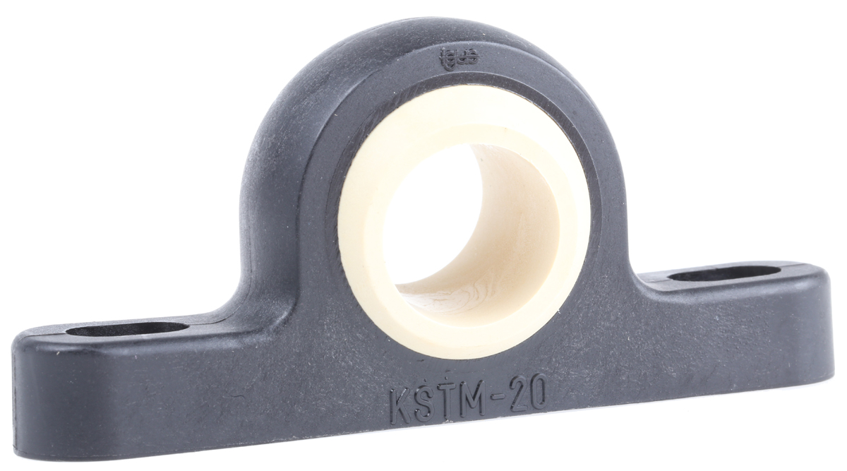 Igus KSTM-20 Pillow Block Bearing -, 20mm ID