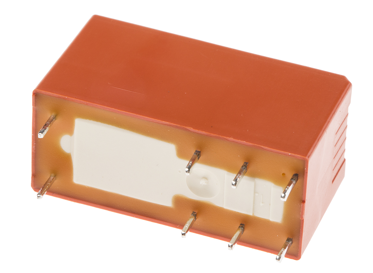 TE Connectivity PCB Mount Power Relay, 60V dc Coil, 16A Switching Current, SPDT