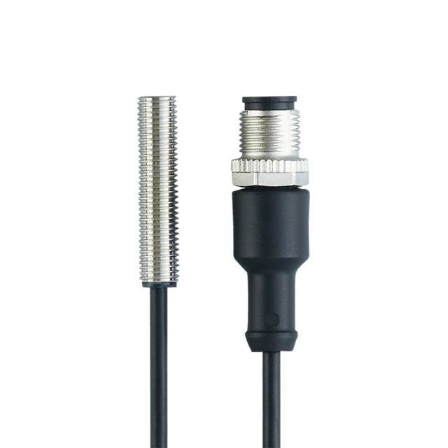 ifm electronic Inductive Threaded Barrel Proximity Sensor, M8, 3 mm Detection, PNP/NPN NO, 10 → 30 V dc