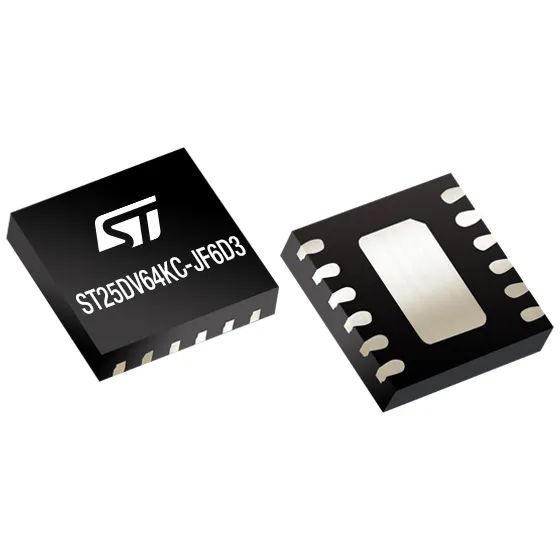 STMicroelectronics ST25DV64KC-JF6D3 RFID & NFC Transceiver, 12-Pin UFDFPN