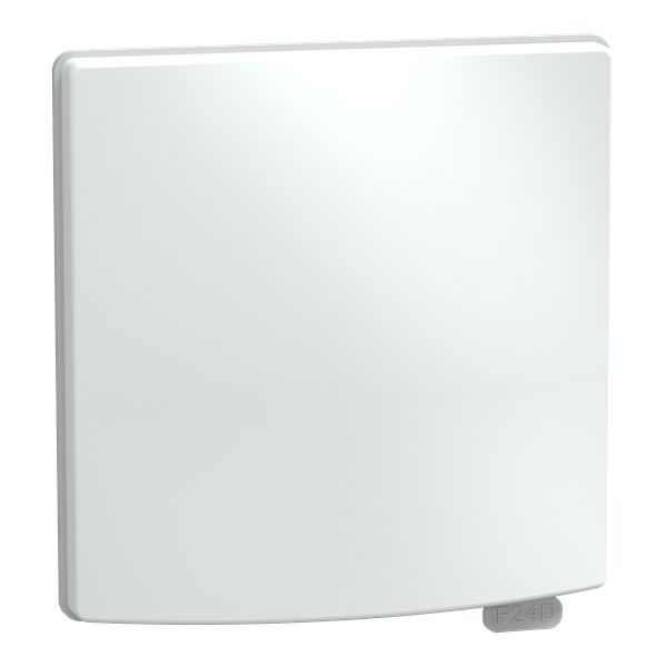 Schneider Electric 71mm White Cable Cover in Thermoplastic, 12mm Inside dia.