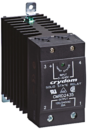 Sensata Crydom CMR48 Series Solid State Relay, 65 A Load, DIN Rail Mount, 530 V rms Load, 32 V dc Control