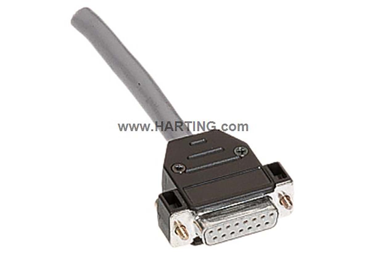 HARTING D-sub Series Plastic D Sub Backshell, 37 Way
