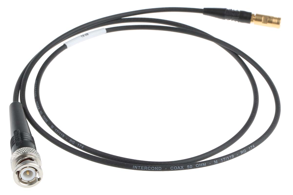 Radiall Cable Assembly Series Male BNC to Male SMB, 1 m 50 Ω