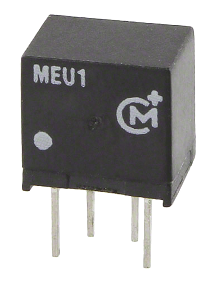 Murata Power Solutions MEU1 DC-DC Converter, 5V dc/ 200mA Output, 4.5 → 5.5 V dc Input, 1W, Through Hole, +85°C