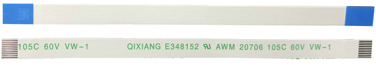 RS PRO FFC Ribbon Cable, 10-Way, 0.5mm Pitch, 152mm Length