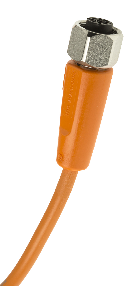 ifm electronic Female 4 way M12 to Unterminated Sensor Actuator Cable, 5m