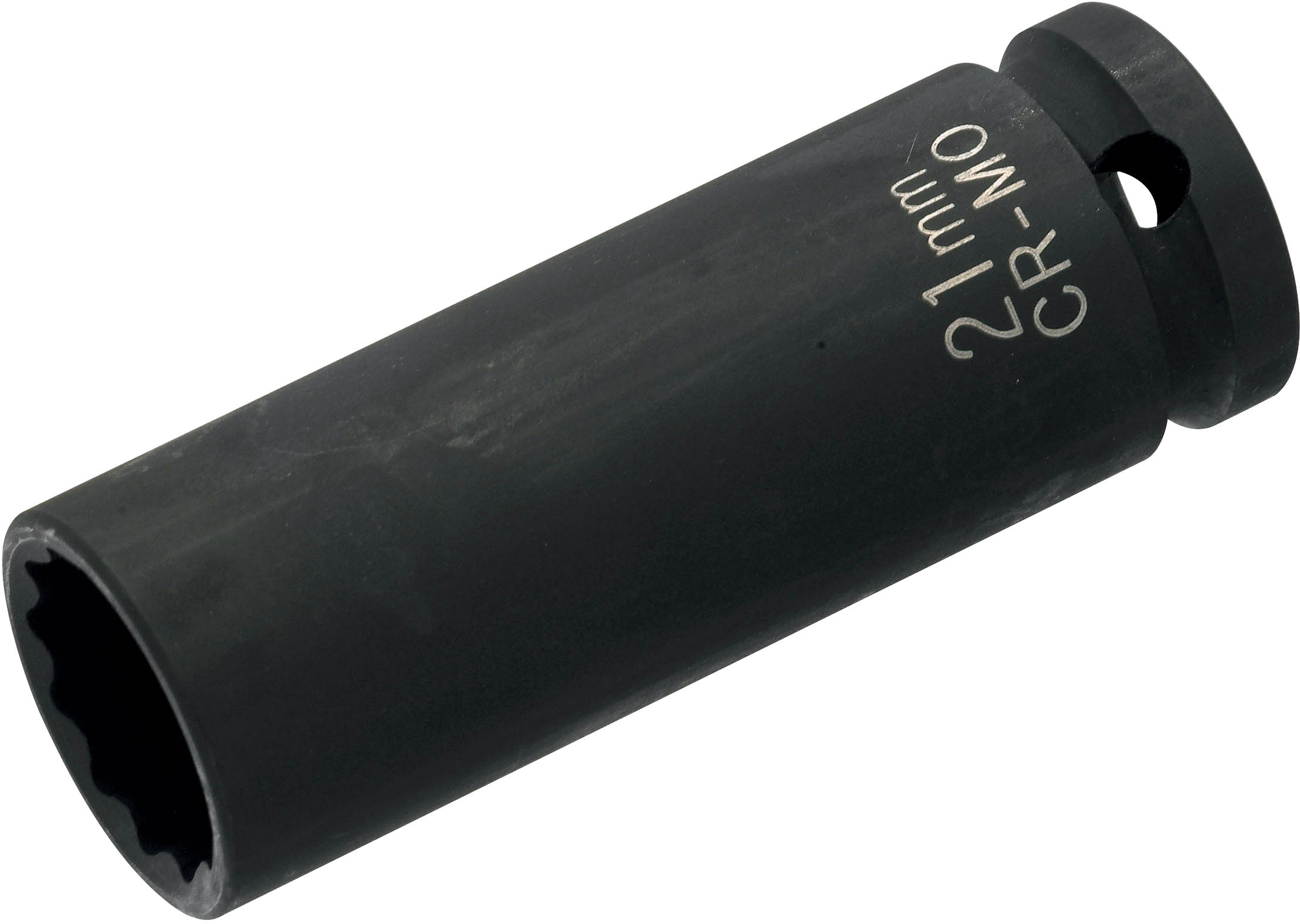 SAM 1/2 in Drive 18mm Impact Bit Socket, 12 point, 27mm, 85 mm Overall Length