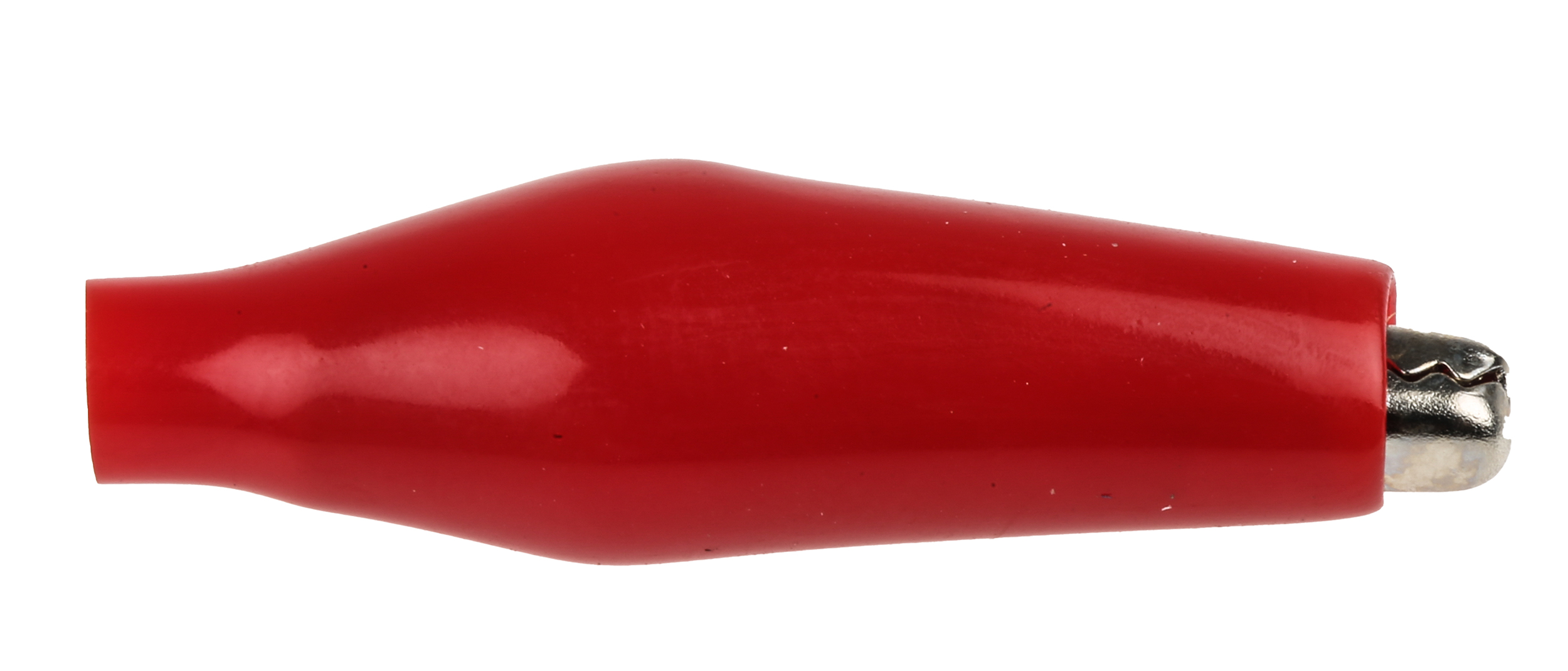 RS PRO Crocodile Clip, Nickel-Plated Steel Contact, Red
