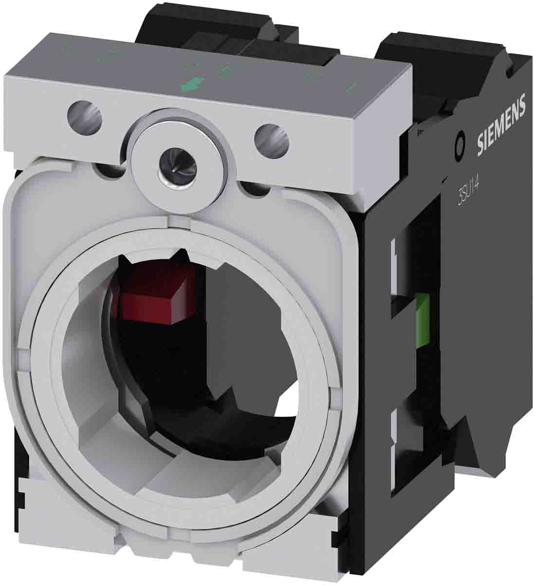 Siemens SIRIUS ACT 3SU15 Series Contact Block, 5 ... 500V, 1NO + 1NC