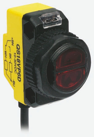 Banner Diffuse Photoelectric Sensor, Block Sensor, 800 mm Detection Range