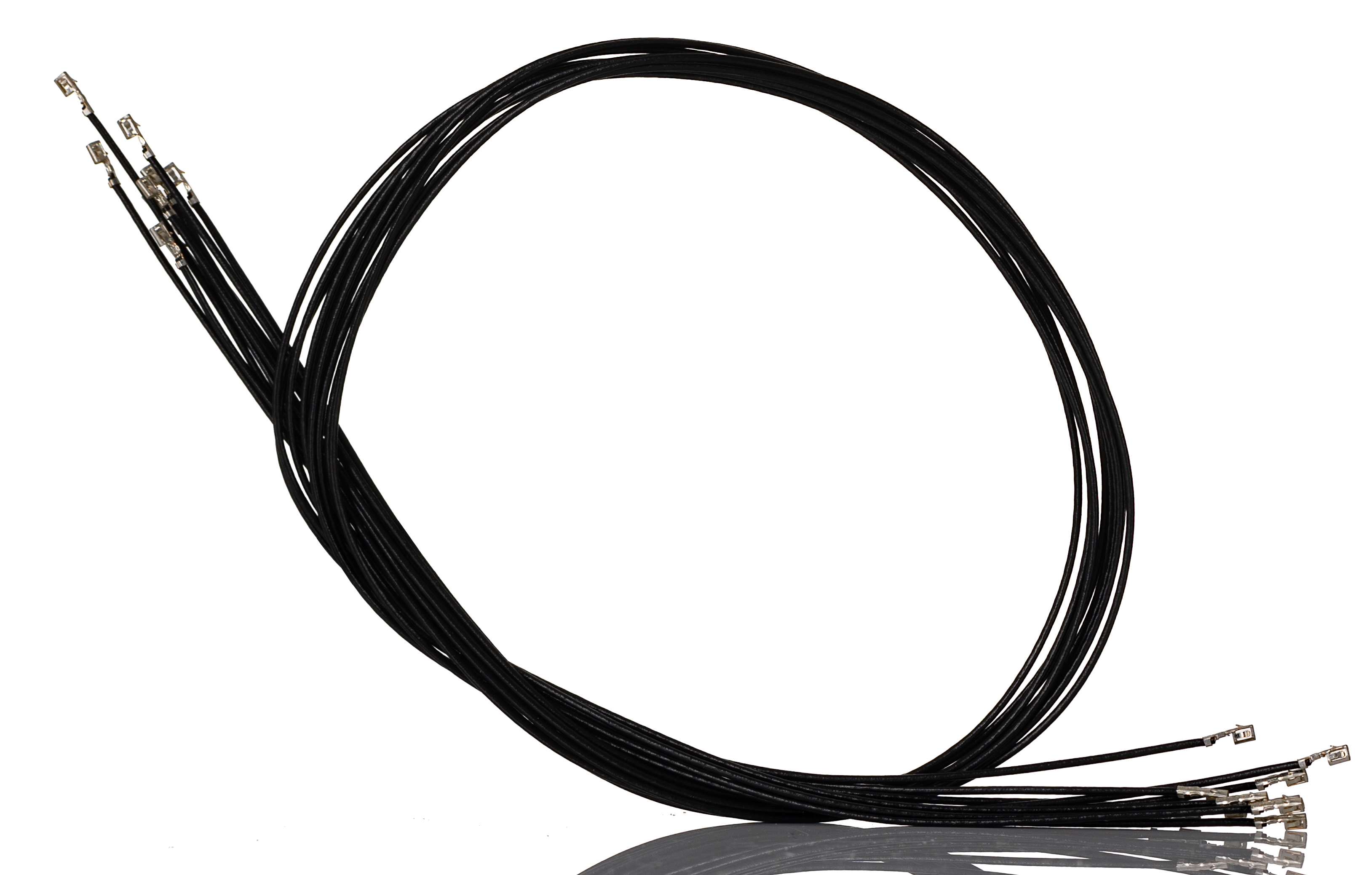 Molex Female Pico-Clasp to Female Pico-Clasp Crimped Wire, 300mm, 28AWG, Black