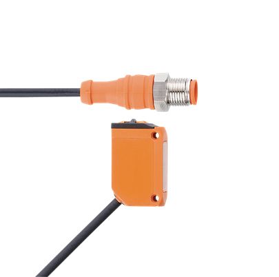 ifm electronic Diffuse Reflection Photoelectric Sensor, Rectangular Sensor, 5 → 500 mm Detection Range