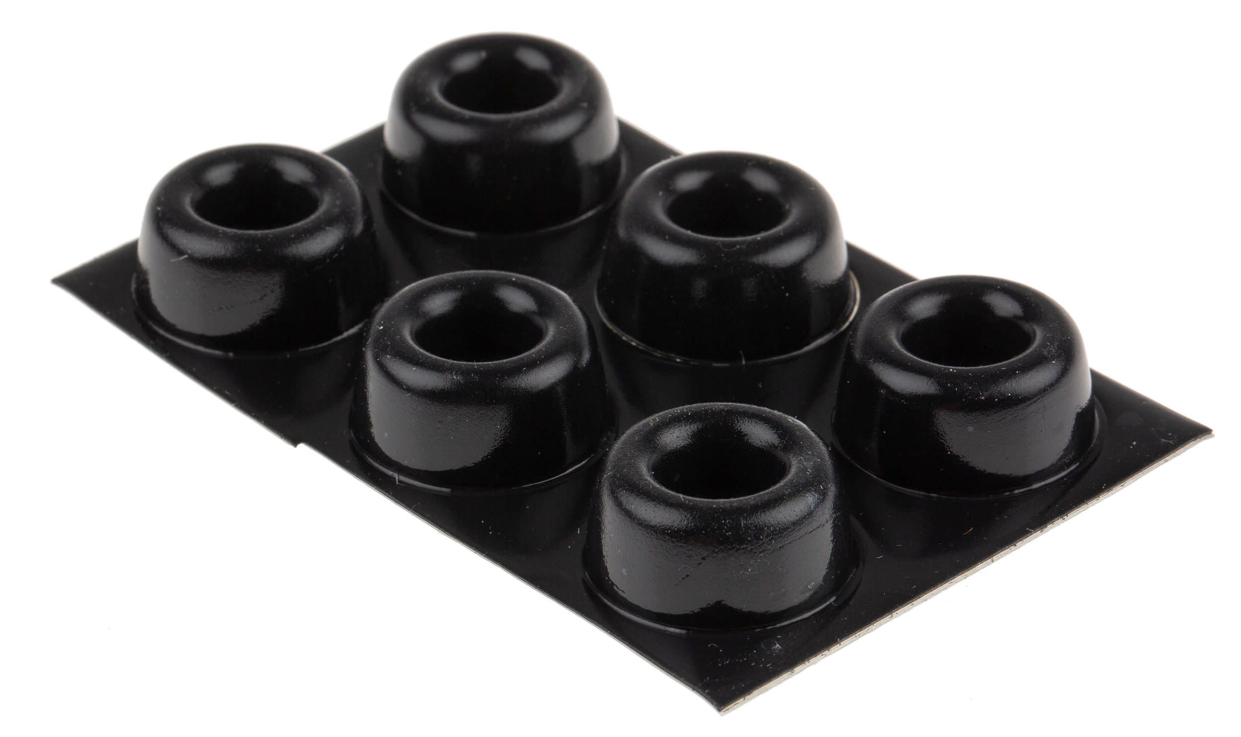 3M Cylindrical PUR Self Adhesive Feet, 22.3mm diameter x 10.1mm height