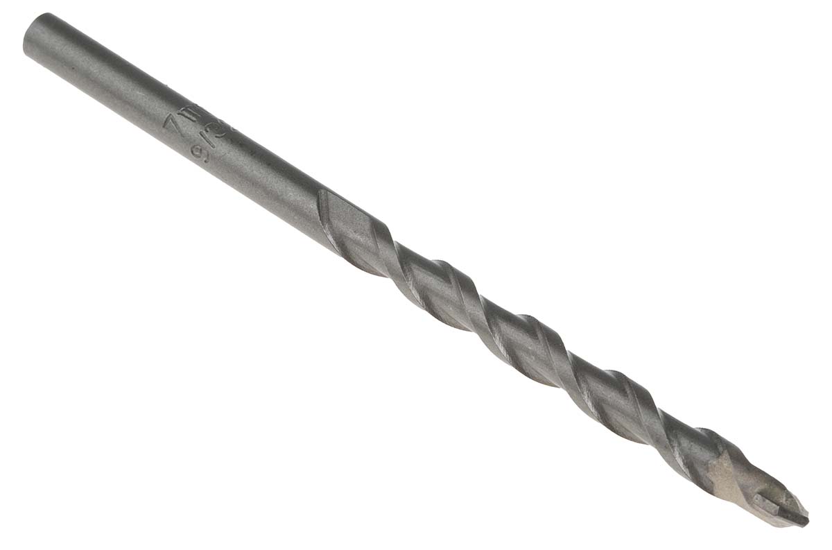 Tivoly Tungsten Carbide Masonry Drill Bit, 7mm Diameter