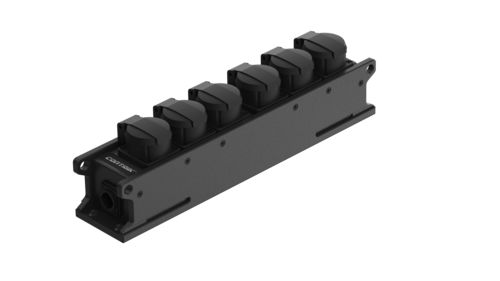 Neutrik 1 Gang Power Distribution Unit, 16A, 250 V ac