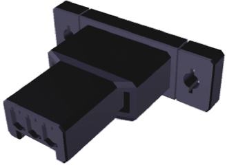 TE Connectivity, Dynamic 3000 Male Connector Housing, 5.08mm Pitch, 4 Way, 1 Row