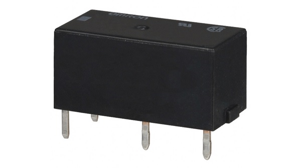 Omron PCB Mount Non-Latching Relay, 24V dc Coil, 5A Switching Current, DPST