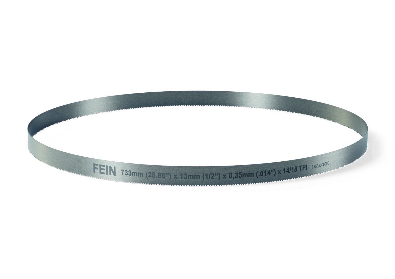 FEIN, 14 / 18 Teeth Per Inch Metal, Plastic 733mm Cutting Length Band Saw Blade, Pack of 3