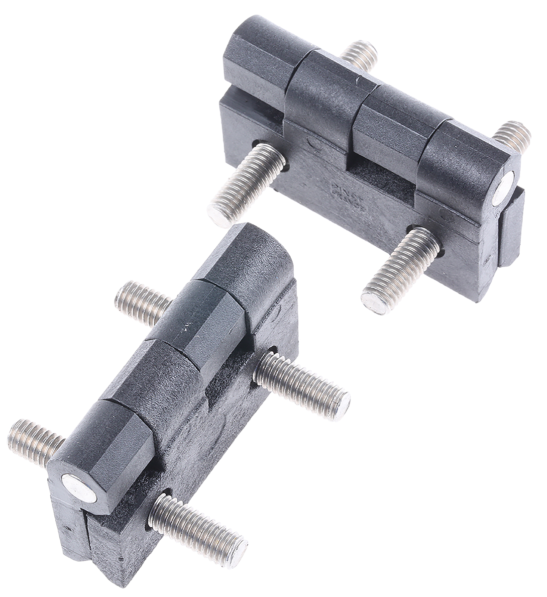 Pinet Polyamide Butt Hinge, Bolt-on Fixing, 50mm x 50mm x 6mm