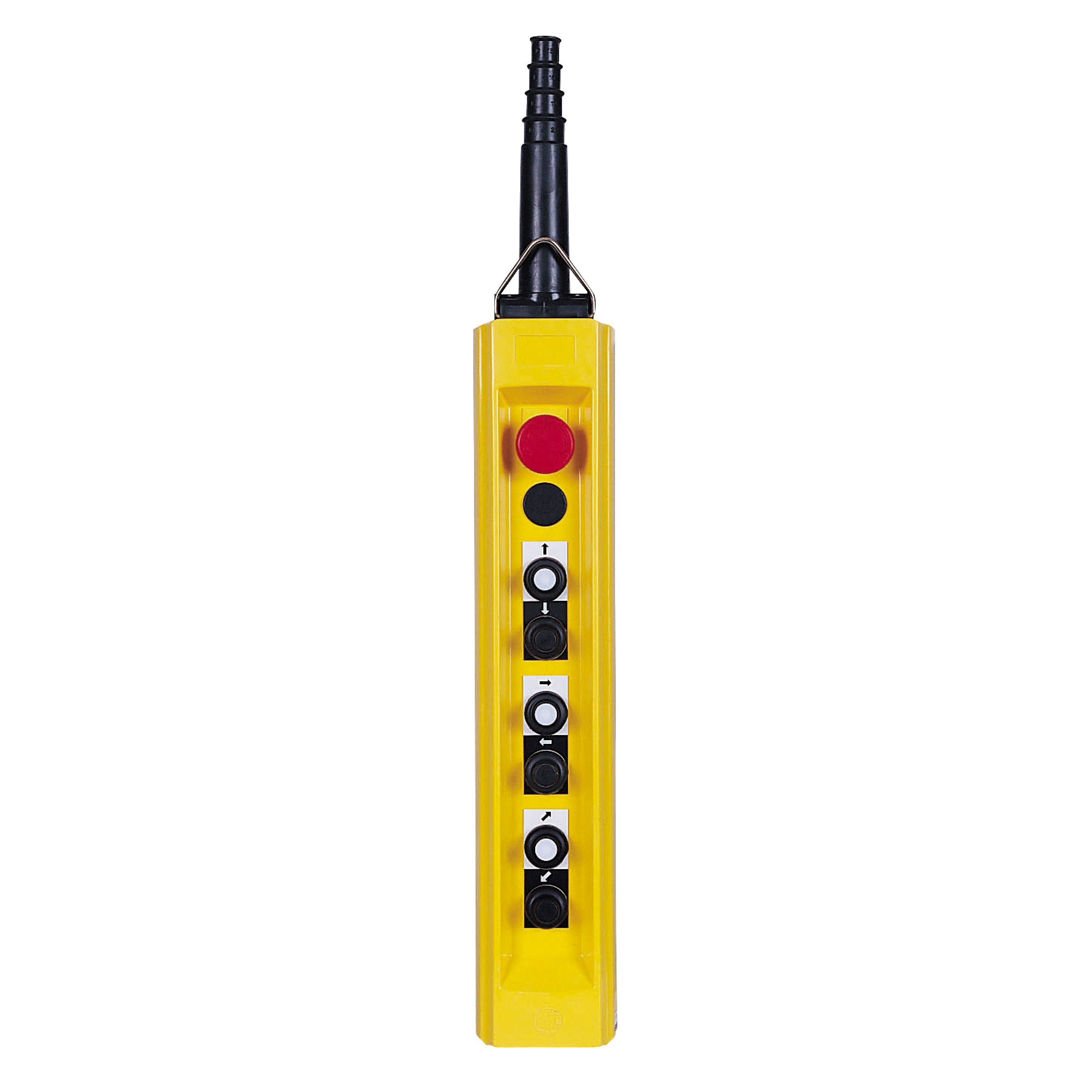 Schneider Electric SPST Snap Action Push Button Pendant Station, 12A