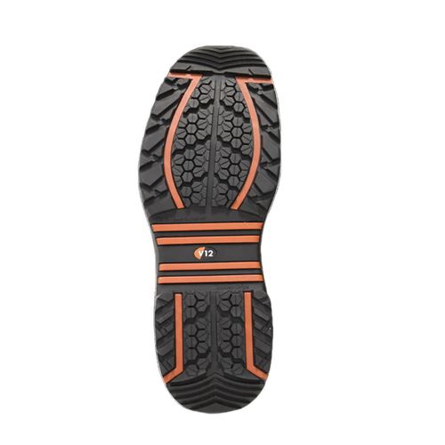 V12 Footwear V1945 Black, Grey ESD Safe Composite Toe CappedWomen's Safety Boot, UK 5, EU 38