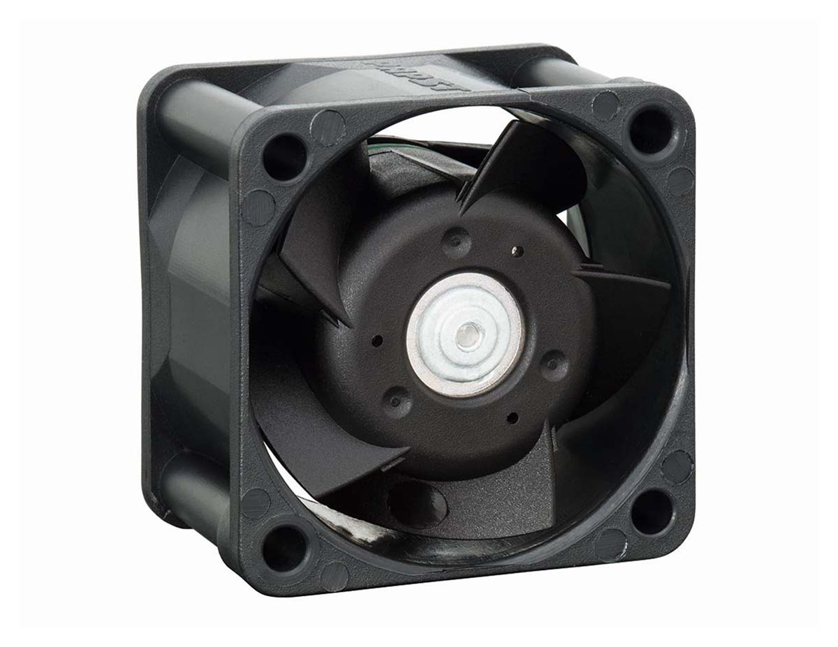 ebm-papst 400 Series Axial Fan, 12 V dc, DC Operation, 24m³/h, 3.25W, 275mA Max, IP20, 40 x 40 x 25mm